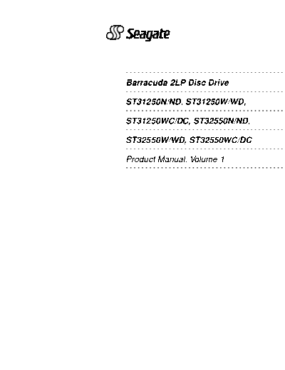 seagate Barracuda 2LP II  seagate Seagate Barracuda 2LP II.PDF