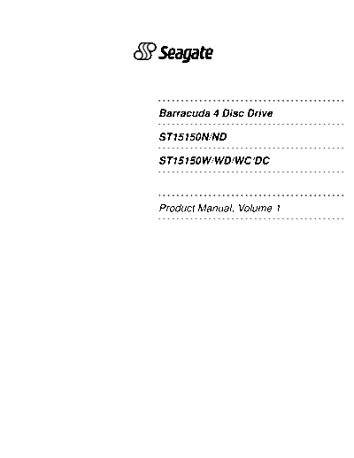 seagate Barracuda 4FC IV  seagate Seagate Barracuda 4FC IV.PDF