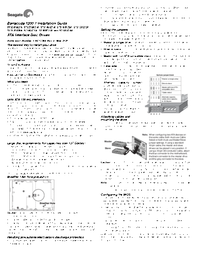seagate Barracuda 7200.7 PATA  seagate Seagate Barracuda 7200.7 PATA.PDF