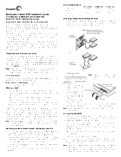 seagate Barracuda ATA V SATA  seagate Seagate Barracuda ATA V SATA.PDF