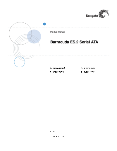 seagate Barracuda ES.2 SATA  seagate Seagate Barracuda ES.2 SATA.PDF