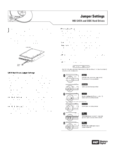 Western Digital Jumper Settings on   EIDE and SATA Hard Drives  Western Digital Jumper Settings on Western Digital EIDE and SATA Hard Drives.pdf