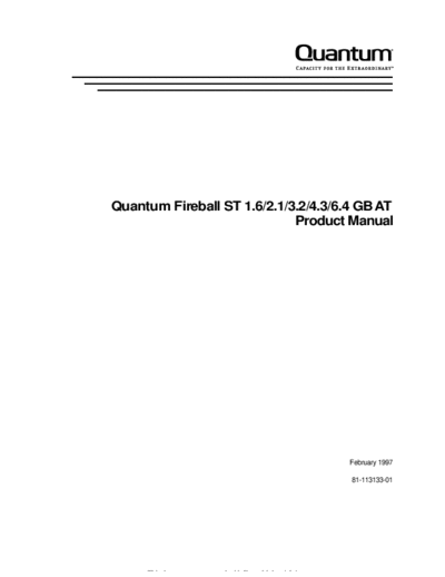 Quanta Quantum Fireball ST  Quanta Quantum Fireball ST.PDF