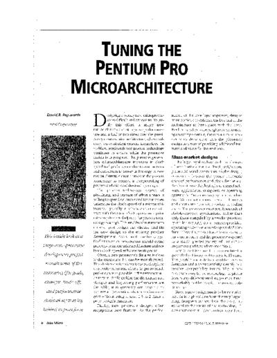 Intel Tuning Pentium Pro  Intel Tuning Pentium Pro.PDF