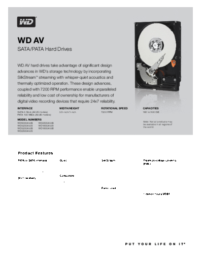 Western Digital WD AV II  Western Digital WD AV II.pdf