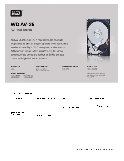 Western Digital WD AV-25 II  Western Digital WD AV-25 II.pdf