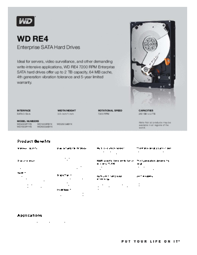 Western Digital WD RE4 II  Western Digital WD RE4 II.pdf