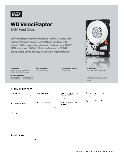 Western Digital WD VelociRaptor 2.5-inch III  Western Digital WD VelociRaptor 2.5-inch III.pdf