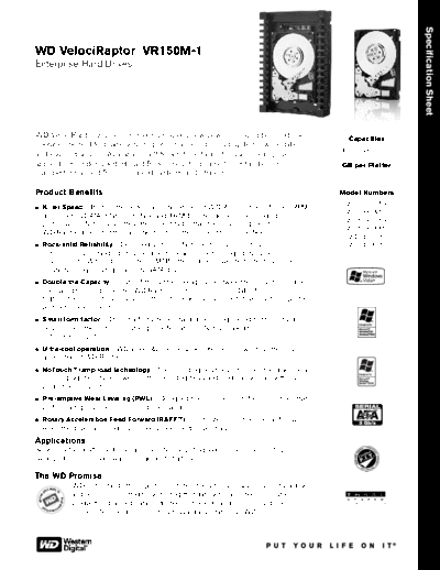 Western Digital WD VelociRaptor  Western Digital WD VelociRaptor.pdf